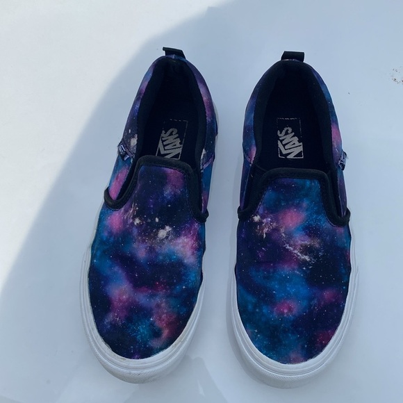 Vans Galaxy Slip-On Sneakers Women’s 4 Multi Purple - Picture 6 of 9